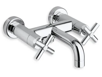 EXCLUSIVE CRIEV187 - Wall-mounted bathtub mixer with individual rosettes by CRISTINA Rubinetterie - view 2